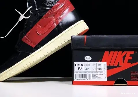 BQ6682-006 Defiant Air  1 Red Jordan Black BQ6682-006 0419